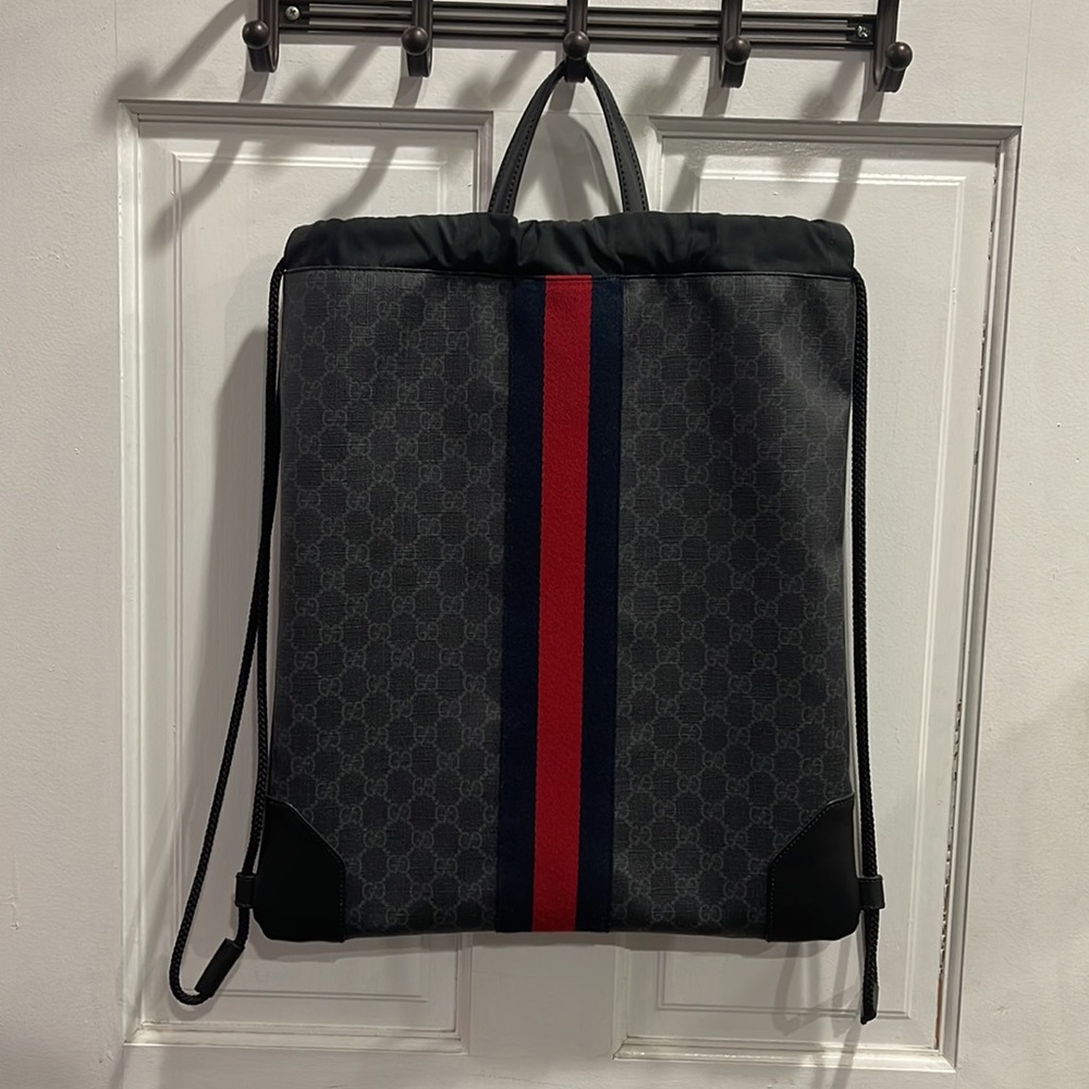 Brand New Gucci supreme Draw String Backpack